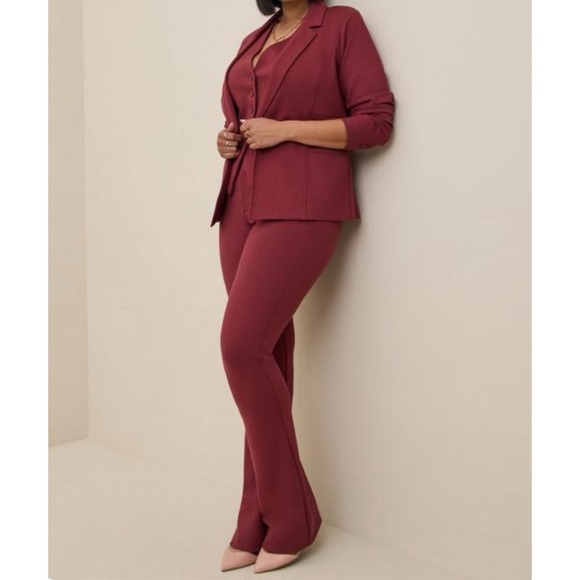 Torrid Burgundy Blazer - Picture 2 of 5